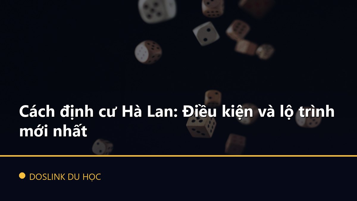 Cách định cư Hà Lan: Điều kiện và lộ trình mới nhất